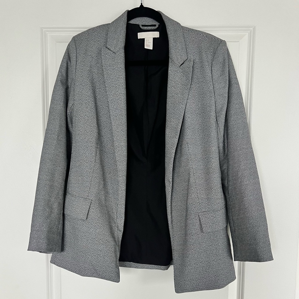 H&M Textured Blazer Sz 4